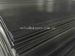 Black Anti Slip Fine Ribbed Rubber Flooring Mat Horses Stables Animal Rubber