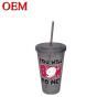 Buy cheap Supplier High Quality Customized Marvel Double Walled Plastic Travel Cup With Straw from wholesalers