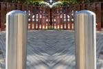 Anti Car Rolling Stainless Steel Bollards For Traffic Police Enforcement / Road