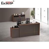 Buy cheap Durable Executive Wooden Office Table , Office Modern Desk ISO9001 ISO14001 product