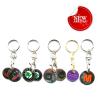 Buy cheap Metal Trolley Coin Keychain With clients' own design from wholesalers