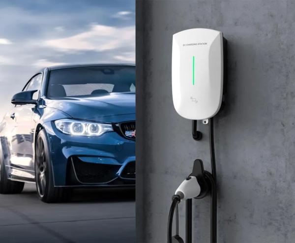 American Standard 240V RFID Card Control Wall Mounted EV Charging Station For