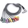 Buy cheap 12 Channel ECG Snap Cable Compatible , 2107229-001 Patient Monitor Cable from wholesalers
