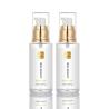 Buy cheap 50ml Glass Luxury Matte Empty Cosmetics Serum Hair Oil Lotion Containers With Luxury Gold Top from wholesalers