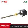 Buy cheap Nema 23 Hybrid Linear Stepper Motor Actuator 1300/1900mN.m Lead Screw Holding Torque from wholesalers