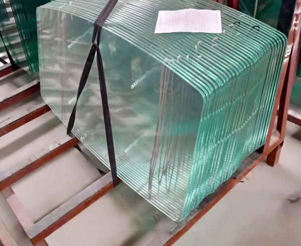 Quality 4mm Frosted Tempered Glass With Flat Edge For Kitchen Decorative Accents Balcony Railings for sale
