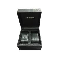 Buy cheap Custom Made Fashion Double Watch Box Hot Stamping Logo Recyclable For Men product