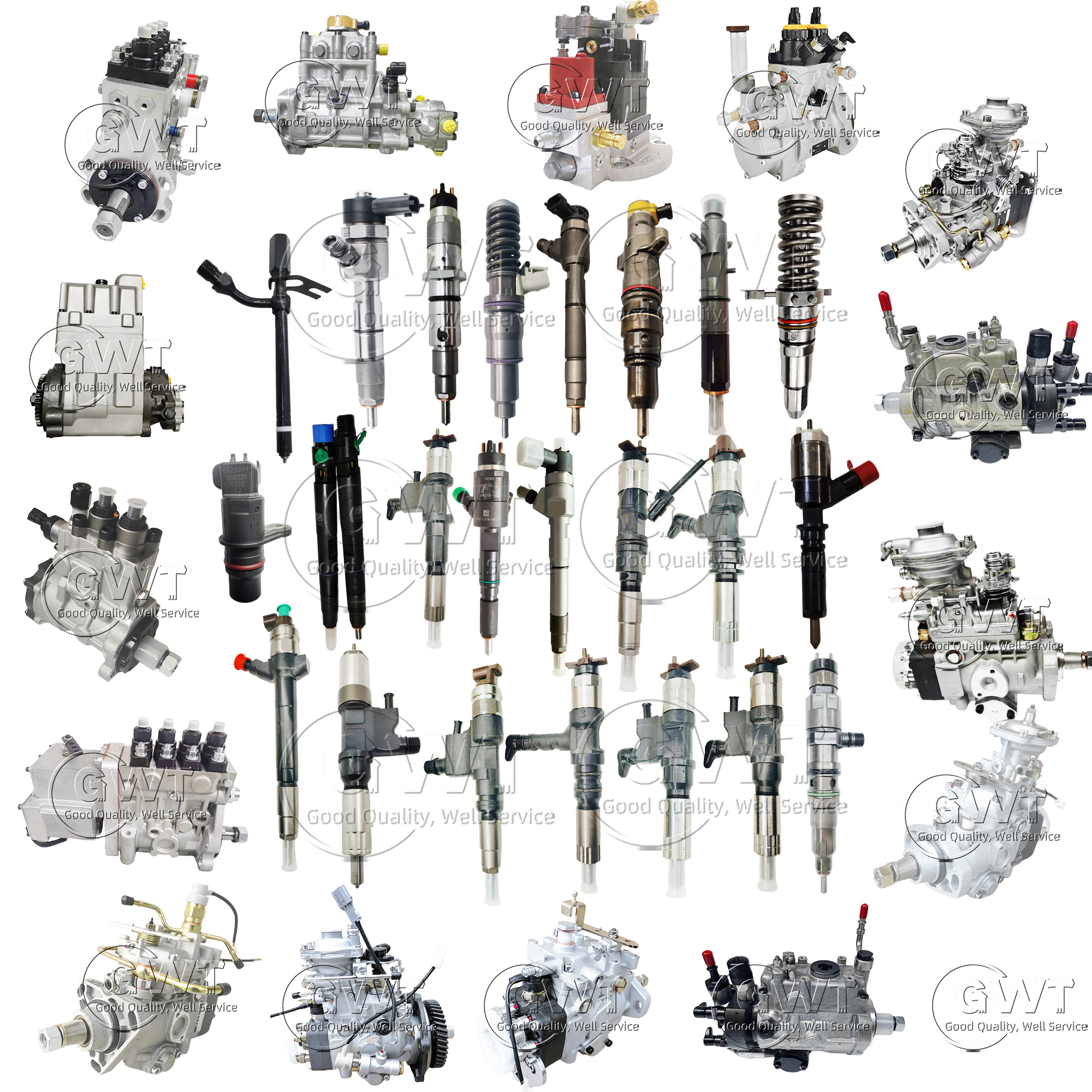 QSK19 CUMMINS Diesel Fuel Injectors 4964170 4964171 4964172