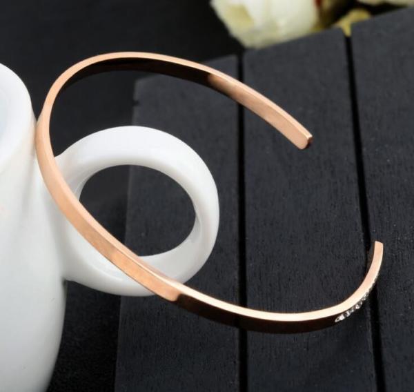 Buy cheap High-End Stainless Steel Jewelry Bracelet, Open Bangles, Stainless Steel Cuff Bangle Bracelet from wholesalers