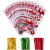 Buy cheap OPP Christmas Cellophane Treat Bags/ Candy Cookie Packaging Bags with Twist Ties from wholesalers