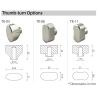 Buy cheap WC Bathroom Mortice Lock Cylinder Satin Nickel EN1303 Brass Material from wholesalers