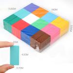 Rainbow Colored Dominoes For Toppling Professor Puzzle Domino Rally