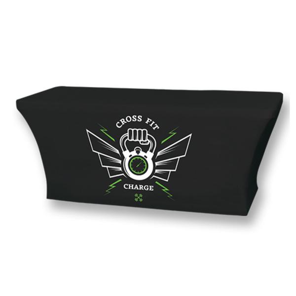 Buy cheap Advertising Trade Show Fitted Table Covers Fire Resistance Transfer Printing from wholesalers