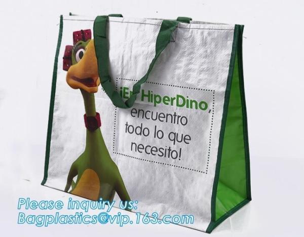 Buy cheap pp woven shopping reusable tote bags with custom printed logo,Excellent quality hot selling tote pp woven shopping bags from wholesalers