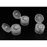 Buy cheap Translucent Plastic Flip Top Dispensing Caps Fully Tighten Non Leak from wholesalers