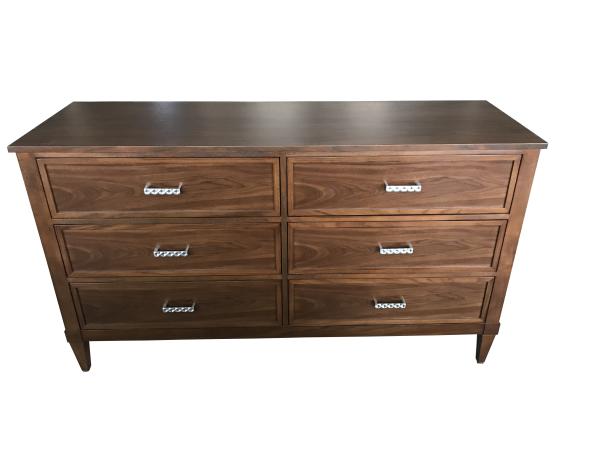 Buy cheap Walnut wood veneer MDF wooden 6-drawer dresser.console cabinet,hotel bedroom furniture,hospitality casegoods from wholesalers