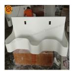 Buy cheap Curved Shaped Solid Surface Wash Basin Non Porous CE Approved from wholesalers