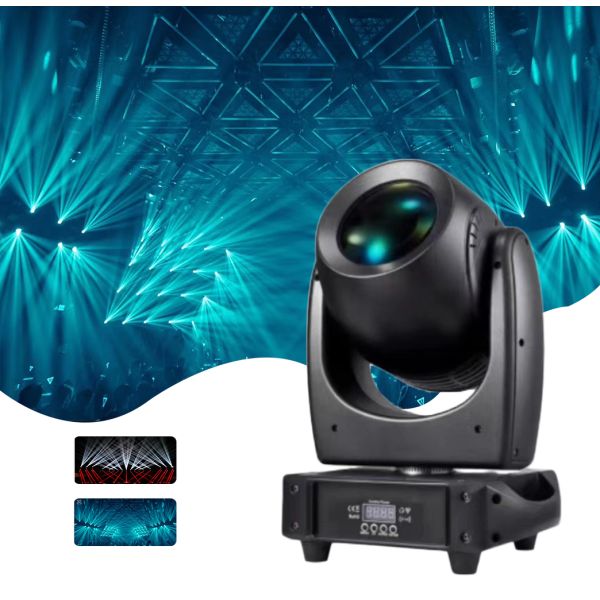 AC 100-240V 50/60Hz Support Dimmer LED Beam Moving Head Spot Light for Stage Lighting
