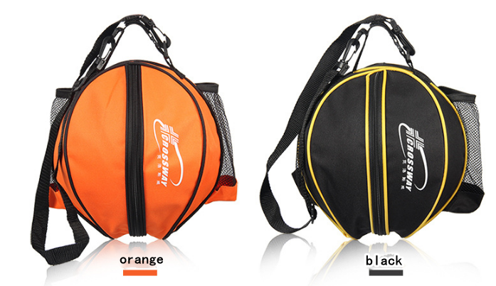 Factory Price Portable Sport Ball Shoulder Bag Football Volleyball Storage Backpack Handbag Round Shape Shoulder Strap Knapsacks