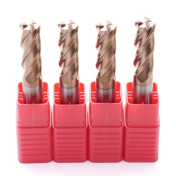 Buy cheap Square End Mill, HRC55, 4 flutes, Carbide, TiSiN Coating from wholesalers