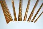 High Cycling EMC Materials Metal Fingerstock Shielding Gaskets Clip On Edge