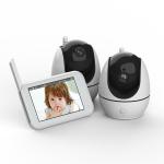 Buy cheap PTZ Digital Wireless Baby Monitor Long Range 4.5 Inch Screen Touch Button from wholesalers