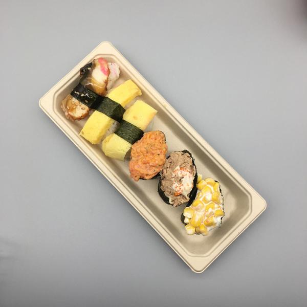 Buy cheap SGS Disposable Paper Sushi Food Takeaway Boxes Environmental Friendly from wholesalers