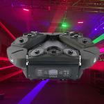 Unlimited Rotation 9 Eyes RGB Laser Spider Beam Moving Head Lights DMX