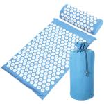 63.5*38.1*2.5cm High Stretchable Gray Massage Acupressure Yoga Mat With Spikes