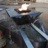 Buy cheap Black Decorative Metal Gas Waterfall Fire Pit Bowl Heaters For Swimming Pool from wholesalers