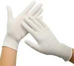 Powder Free Nitrile Disposable Medical Gloves White Color Ultra Thin 3.5 Mil