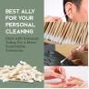 Buy cheap Organic Cotton Swabs 600 Pack - Biodegradable Vegan Bamboo Cotton Buds With Plant-Based Packaging, Wooden Ear Swabs from wholesalers