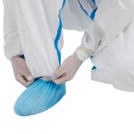 FDA White Disposable Coveralls With Hood clinic uniform