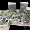 Buy cheap 1/300 Suzhou Huamao Tower Model Miniature Architectural Models from wholesalers