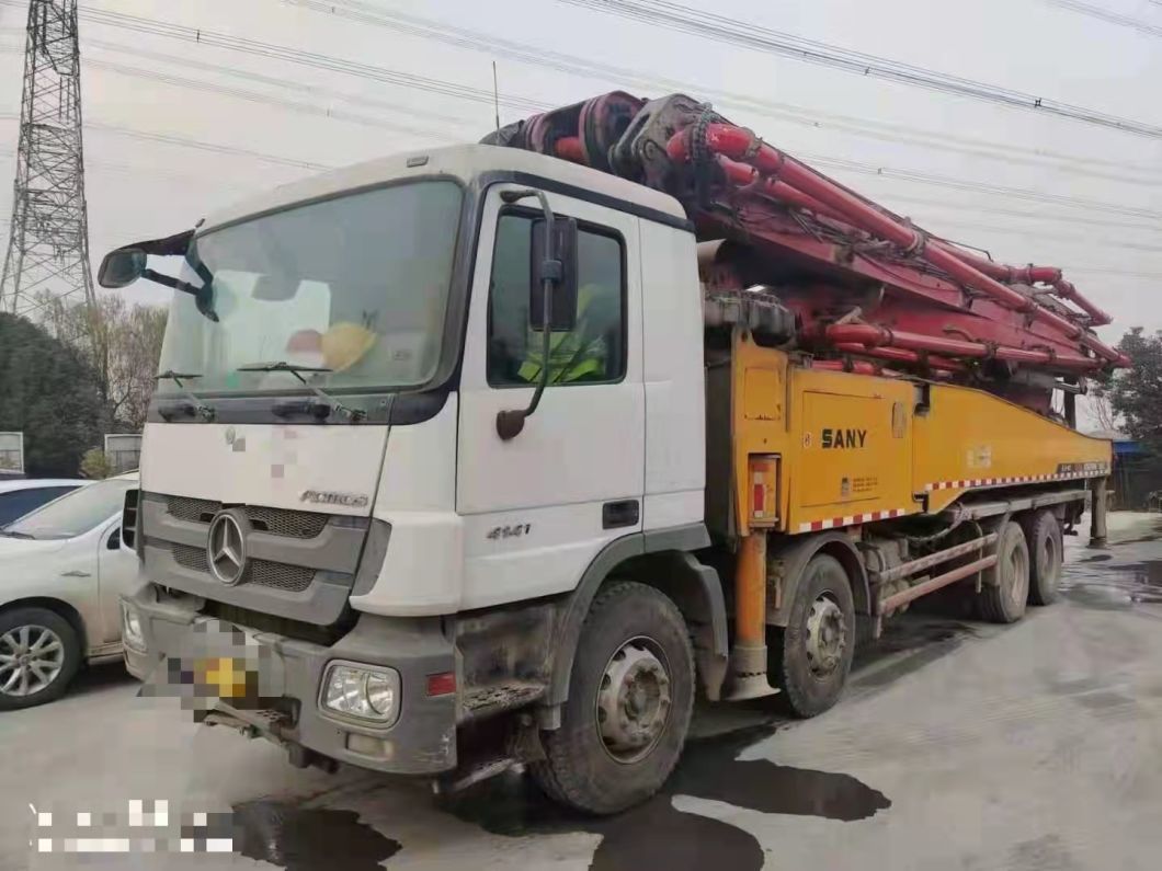 2013 Sy Used Concrete Pump 56 Meter with Benz Chassis