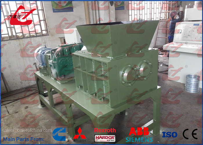 High Efficiency Steel Scrap Shredder Machine , Metal Shredding Machine 1 - 2m3 / H Capacity