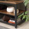 Buy cheap Long TV Stand with Metal Frame, Rustic Industrial Television Stand, Large Television Table, LTV50BX from wholesalers