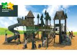 Anti Static Wooden Garden Slide , Childrens Wooden Slide Jungle Series 3-14
