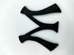 Inkjetprinting Custom Logo Label Stickers PVC Material Viscose Shape