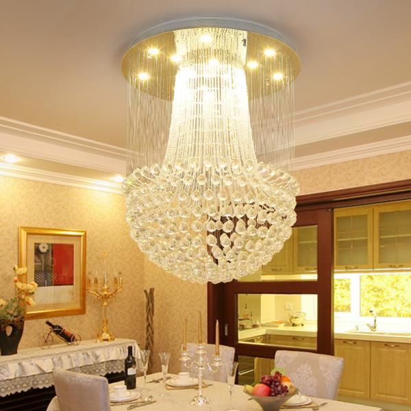Buy cheap Chrome crystal ceiling lights For Living room Bedroom light Fixtures (WH-CA-23) from wholesalers