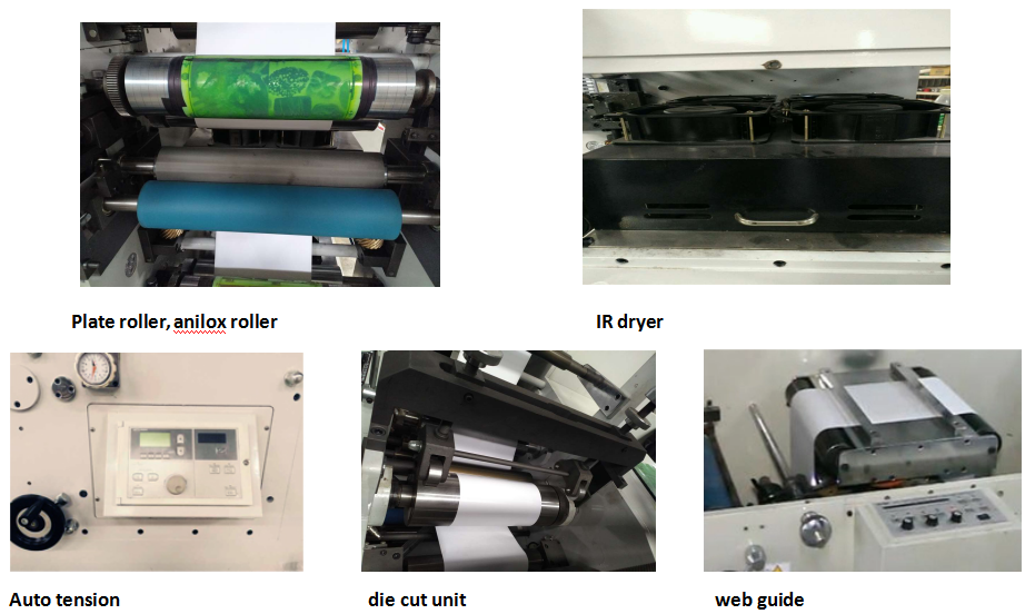 Automatic Paper Cup Flexo Printing Machine Multicolor