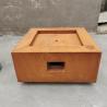Buy cheap Square Patio Fireplace Outdoor Heater Corten Steel Gas Fire Pit Table from wholesalers