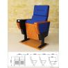 Buy cheap Steel Thickness 2.2mm Folding Cinema Seats , OEM Waterproof Church Auditorium Chairs from wholesalers