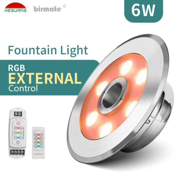 Buy cheap SS316L DC24V Led Underwater Fountain Lights RGB Color 6W from wholesalers