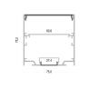 Buy cheap Square 75*75mm Led Strip Light Mounting Channel for Up and Down lighting from wholesalers