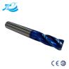 Buy cheap 4mm Carbide Square End Mill 3 / 4 Flutes Milling Machines Long Life Blue Coated from wholesalers