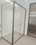 304 Material Stainless Steel Frameless Shower Door Handles Scratch Resistant