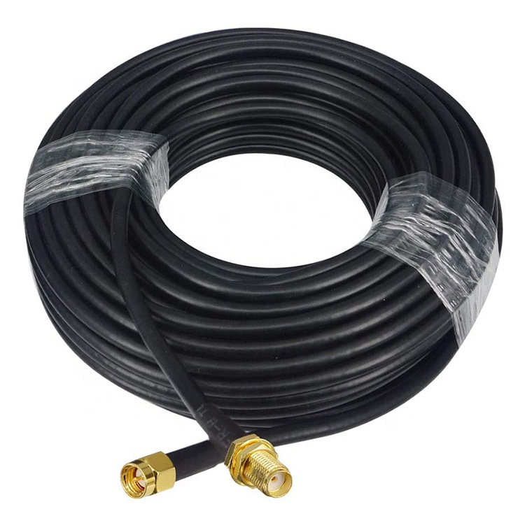 Male to Female RG174 RG178 RG316 RG58 Assembly RF Jumper Antenna Coaxial Cable