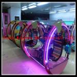 360 wheel rotating amusement park le bar car/happy car rides, electric happy car