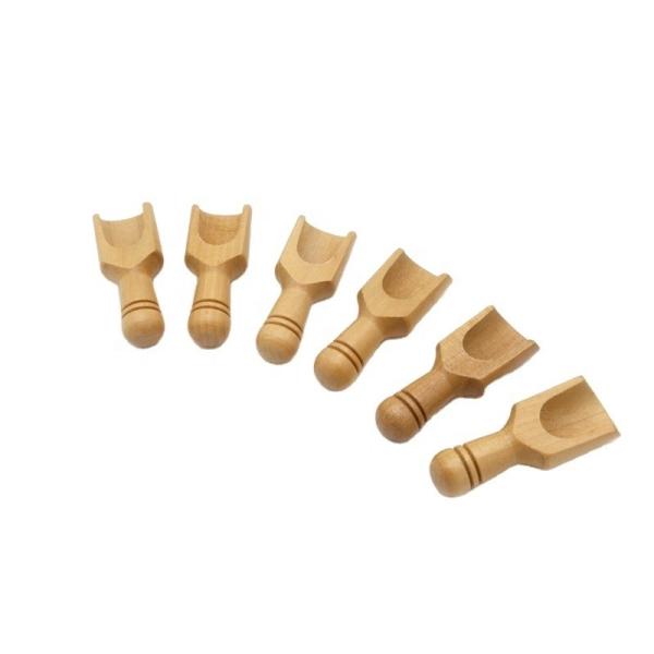 Buy cheap Dry Fruit Wooden Kitchen Utensils Salt Laundry Detergent Wooden Scoops For Canisters from wholesalers